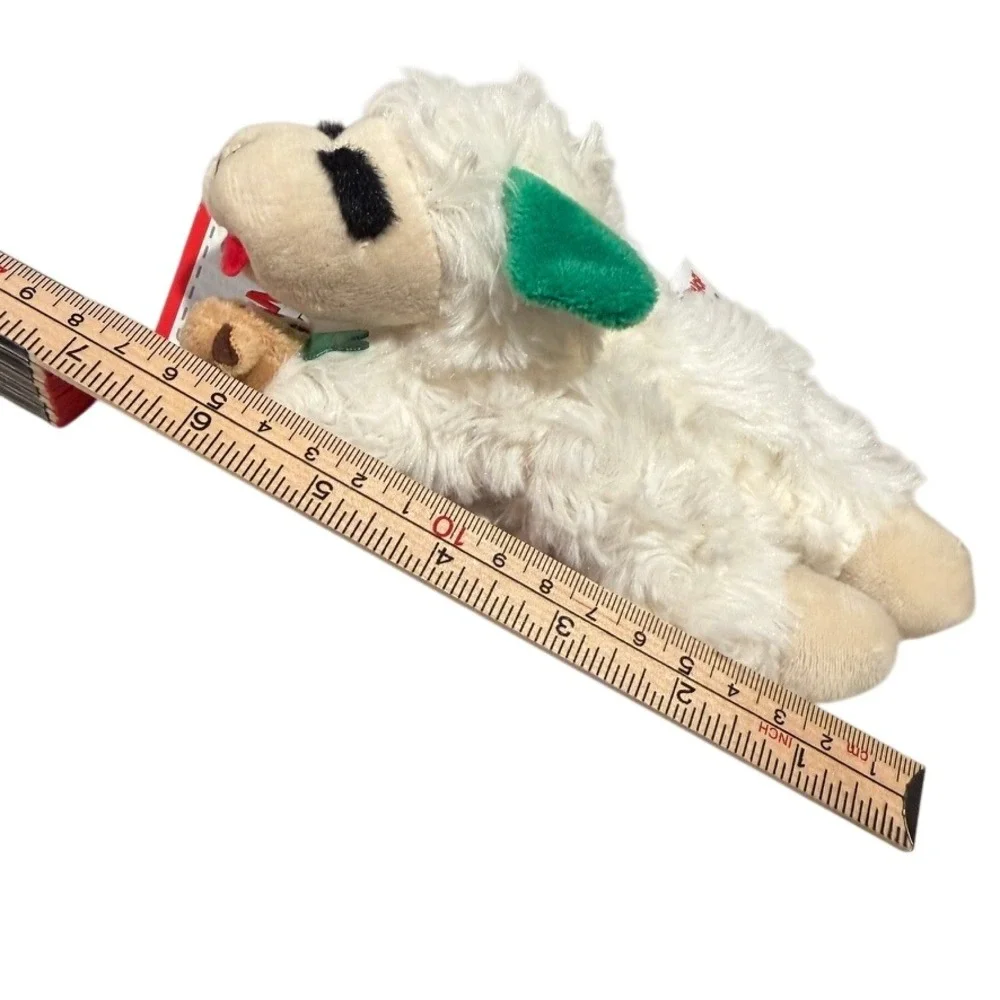 Pet Holiday Dog Toys (2) Lamb Chop & Penguin Multicolor Christmas‎ Plush